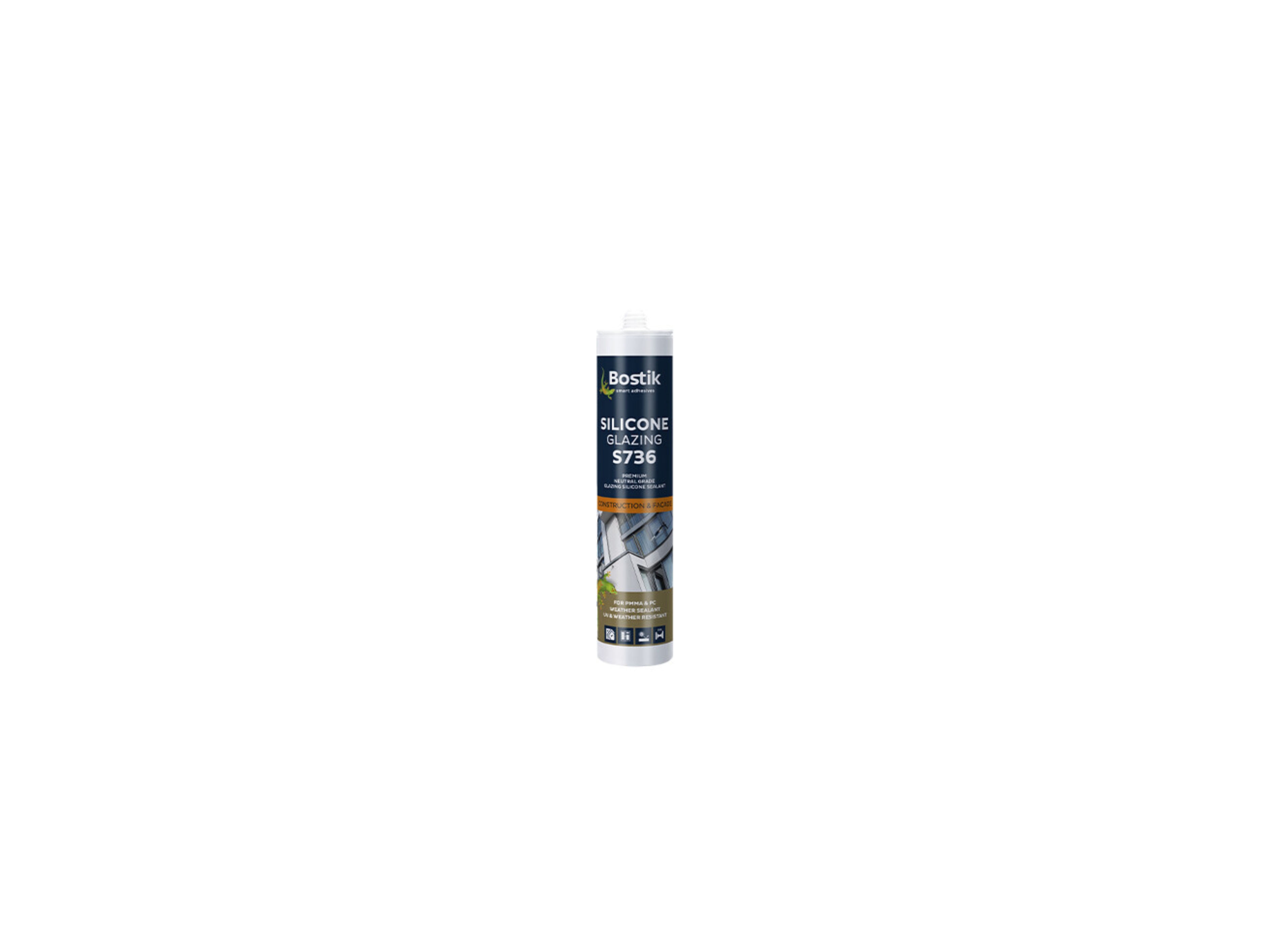 BOSTIK GLAZING SILICONE 280ML 
